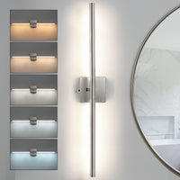 Modern 360° Rotatable LED Vanity Light with 5-CCT – 24/32 Inch