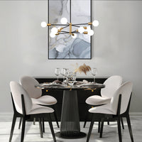 Modern Sputnik Chandelier – 5/6/8/10/12-Light, Adjustable Height