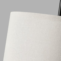 Modern Fabric Drum Ceiling Light – 12/16 Inch, 1-Light/3-Light