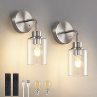 Battery Operated Wall Sconce (Set of 2)