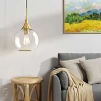 Gold  Transparent Glass