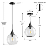 Black Transparent Glass