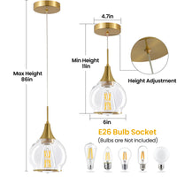 Modern Glass Pendant Light