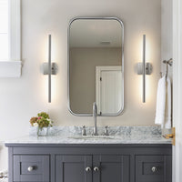 Modern 360° Rotatable LED Vanity Light with 5-CCT – 24/32 Inch