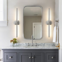 Modern 360° Rotatable LED Vanity Light with 5-CCT – 24/32 Inch