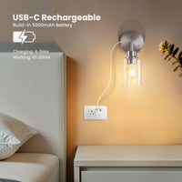 Battery Operated Wall Sconce (Set of 2)
