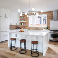 Modern Sputnik Chandelier – 5/6/8/10/12-Light, Adjustable Height