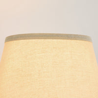 Modern Linen Shade Swing Arm Wall Sconce – 1-Light Dimmable Plug-In