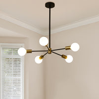 Modern Sputnik Chandelier – 5/6/8/10/12-Light, Adjustable Height