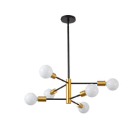 Modern Sputnik Chandelier – 5/6/8/10/12-Light, Adjustable Height