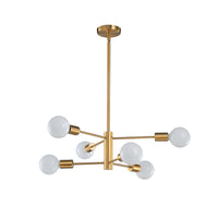 Modern Sputnik Chandelier – 5/6/8/10/12-Light, Adjustable Height