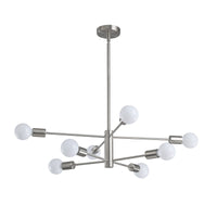 Modern Sputnik Chandelier – 5/6/8/10/12-Light, Adjustable Height