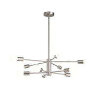 Modern Sputnik Chandelier – 5/6/8/10/12-Light, Adjustable Height
