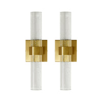 Modern Bubble Crystal 2-Light LED Wall Sconce