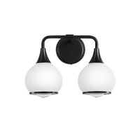 Mid-Century Glass Globe Bathroom Vanity Light – 2/3/4/5-Light
