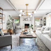 Modern Sputnik Chandelier – 5/6/8/10/12-Light, Adjustable Height