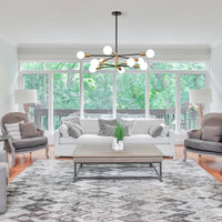 Modern Sputnik Chandelier – 5/6/8/10/12-Light, Adjustable Height