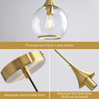 Gold  Transparent Glass