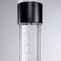Modern Bubble Crystal Cylinder LED Pendant Light – 1-Light