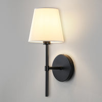 Modern Linen Shade Wall Sconce Set of 2