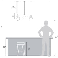 Modern Glass Pendant Light
