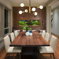 Modern Sputnik Chandelier – 5/6/8/10/12-Light, Adjustable Height