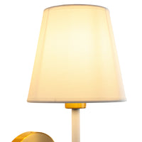Modern Linen Shade Wall Sconce Set of 2